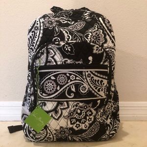 Vera Bradley Campus Backpack Midnight Paisley
